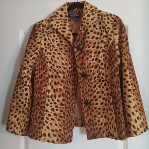 Jones New York cheetah print Blazer